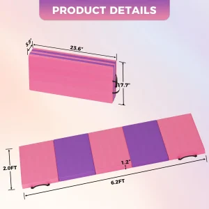 4- or 5-fold Exercise Mats, for Yoga, Pilates, Aerobics